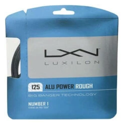 Luxilon ALU Power Rough 16L/1.25 Tennis String (Silver)