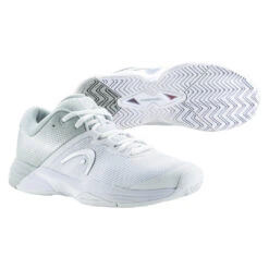 Head Revolt Evo 2.0 Women's Tennis Shoe (White/Grey) 11 Head Revolt Evo 2.0 Women's Tennis Shoe (White/Grey) -Sports Gear Shop Presentation 274212 Revolt Evo 2.0 Women WHGR 1 2