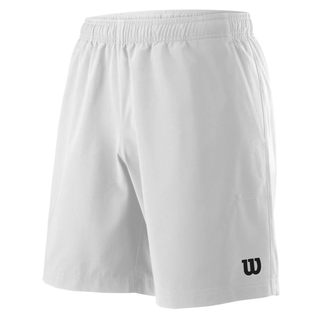 Wilson Men's Team 8" Shorts (White)
