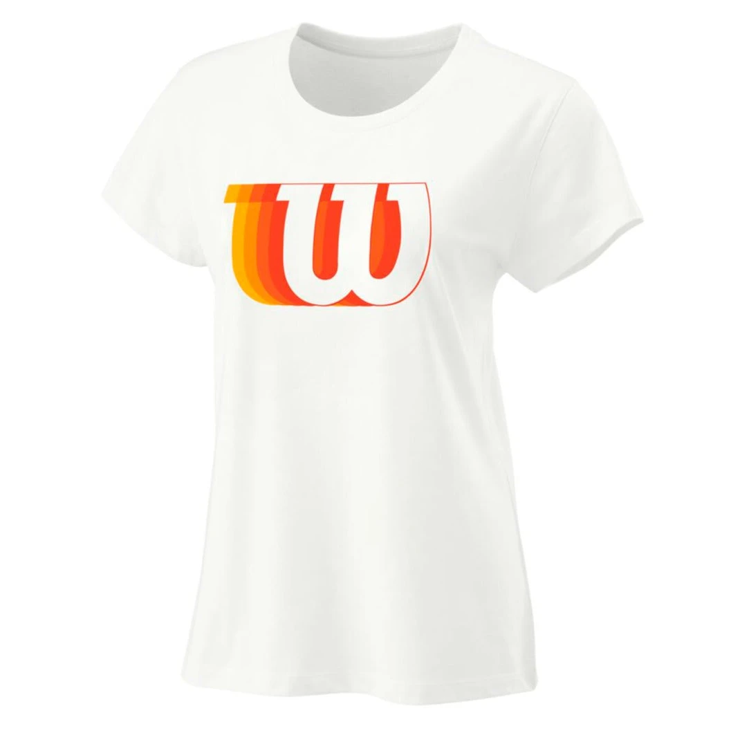 Wilson Women's Blur W Tech Tee (White) 3 Wilson Women's Blur W Tech Tee (White)