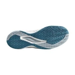 Wilson Rush Pro 3.0 Men's Tennis Shoe (White/Blue) -Sports Gear Shop WRS324710 M Rush Pro 3 White PearlBlue Bluestone Sole