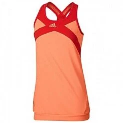 Adidas Women's Adizero Tank Top (Melon Orange/Red)