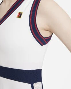 Nike Women's Dri-FIT Slam Dress (White/Binary Blue) -Sports Gear Shop nikecourt dri fit slam womens tennis dress tT8dbn 161dda79 065d 40ac 9699 f4551c2d0fc2