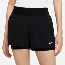 Nike Women's Flex Victory Shorts (Black/White)