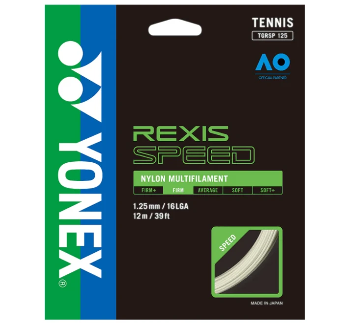 Yonex Rexis Speed 16L/1.25 Multifilament Poly Tennis String (Natural) 3 Yonex Rexis Speed 16L/1.25 Multifilament Poly Tennis String (Natural)